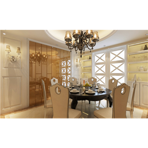 頤和家園四房兩廳140㎡地中海風格裝修效果圖