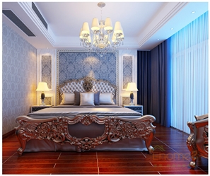 四季花城歐洲貴族臥室裝修效果圖