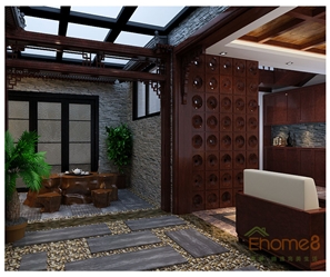 天鵝湖娛樂休閑間裝修效果圖