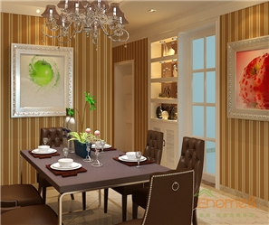 書香園68平米兩房一廳歐式典雅效果圖