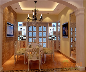 鳳起新都128平米古典歐式風格裝修效果圖