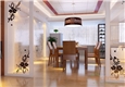 紫荊花園119㎡三房一廳中式風(fēng)格裝修效果圖