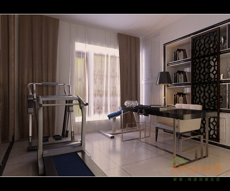 健身區(qū)的現(xiàn)代氣息.jpg